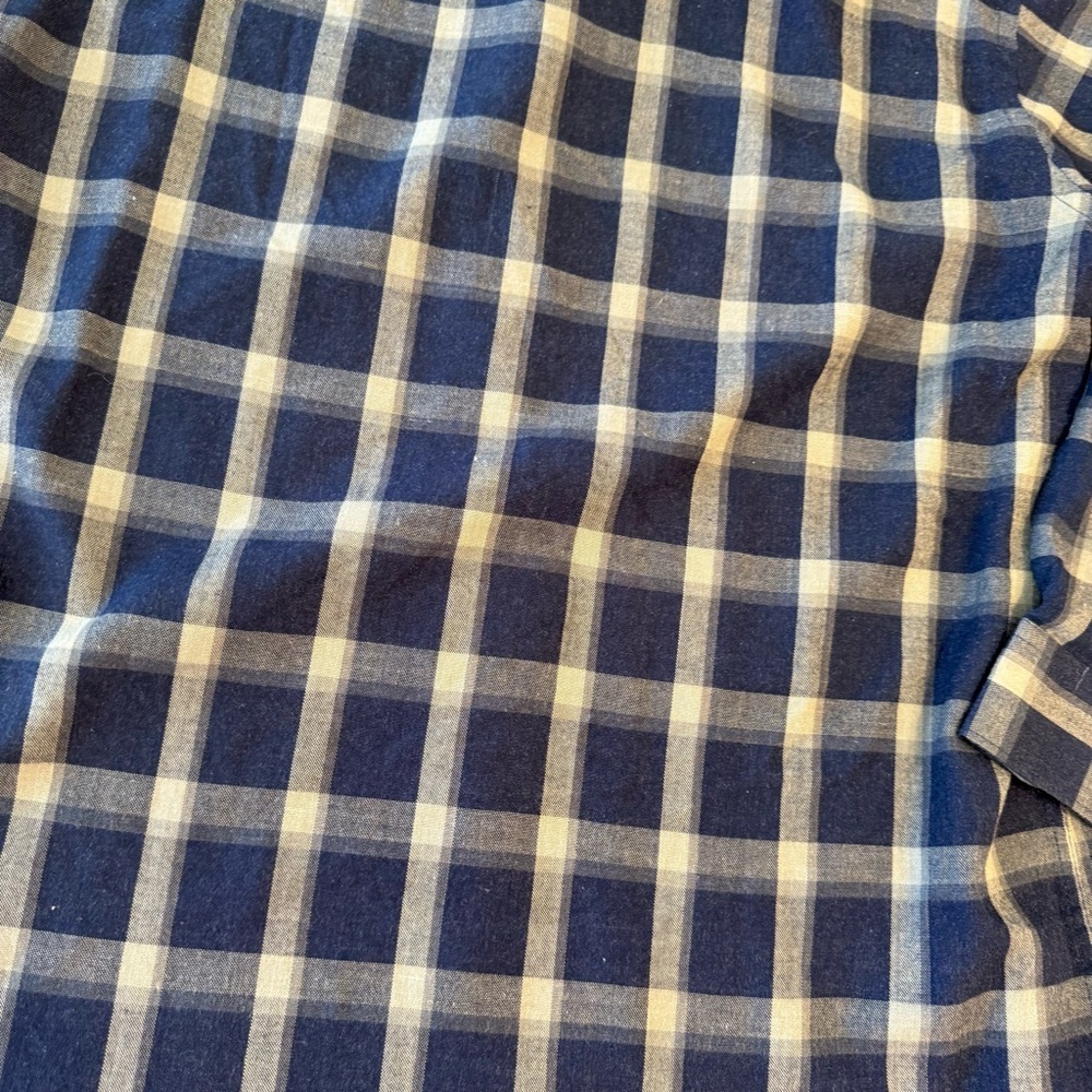Ralph Lauren Men's Blue and Gray Plaid Shirt size 18 34-35 - Picture 9 of 10